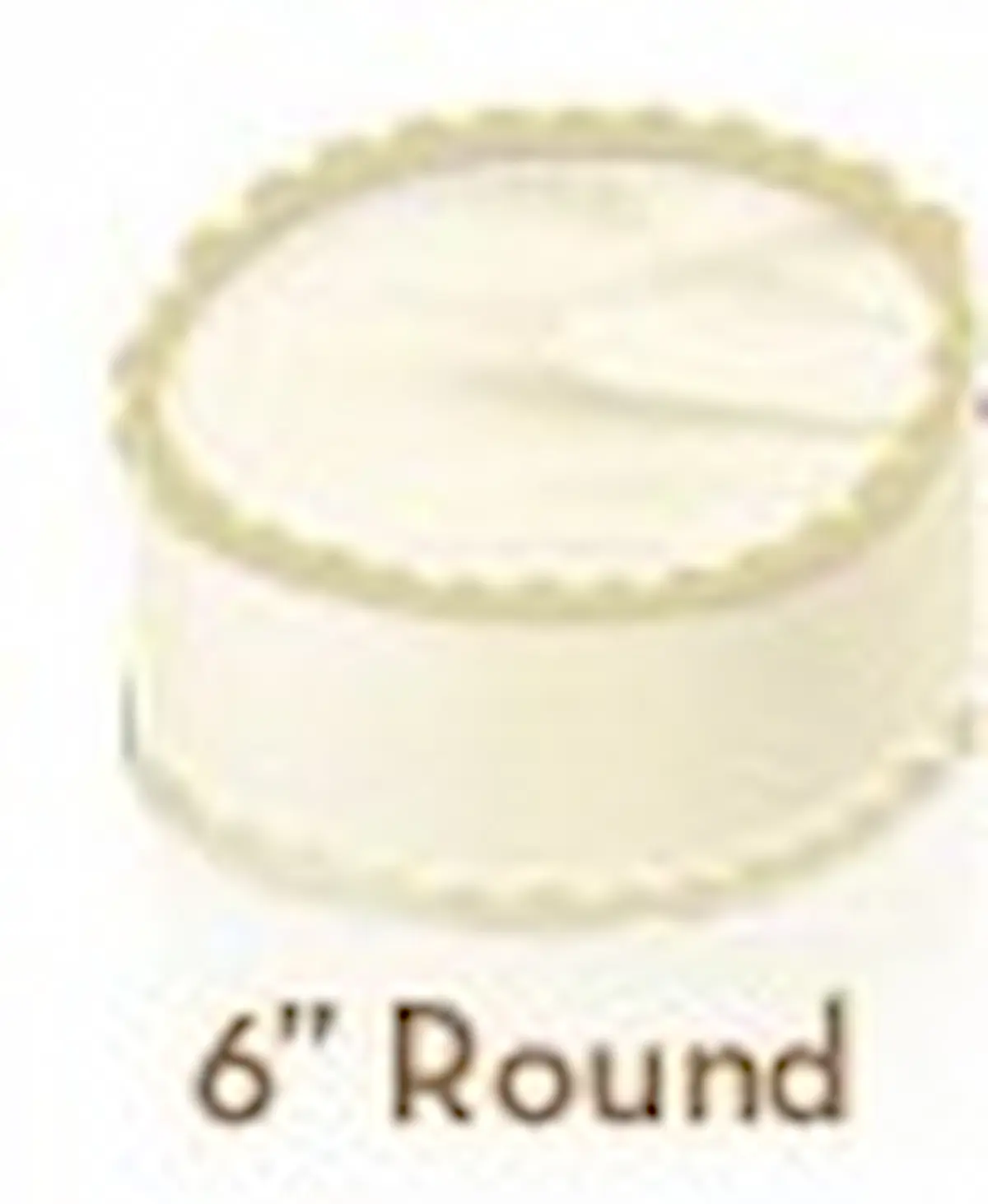 Round Cake, 6-inch