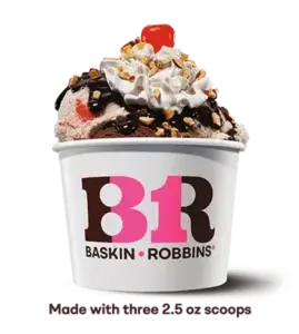 Baskin-Robbins 3-Scoop Sundae