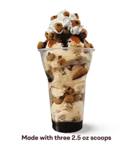 Baskin-Robbins Cookie Dough Layered