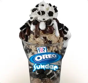 Baskin-Robbins OREO Layered Sundae